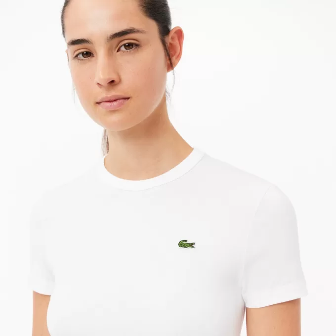 Slim Fit Stretch Bomuld T-shirt