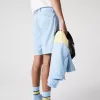 Slim Fit Stretch Gabardine Bermuda-shorts til mænd