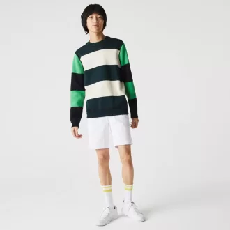 Slim Fit Stretch Gabardine Bermuda-shorts til mænd