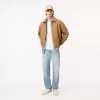 Slim Fit Stribet Stretch Poplin skjorte