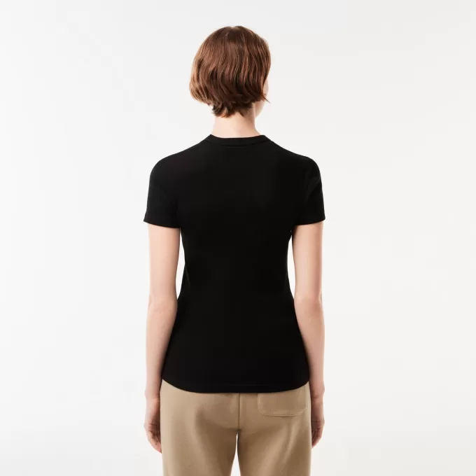 Slim Fit T-shirt i økologisk bomuld til kvinder