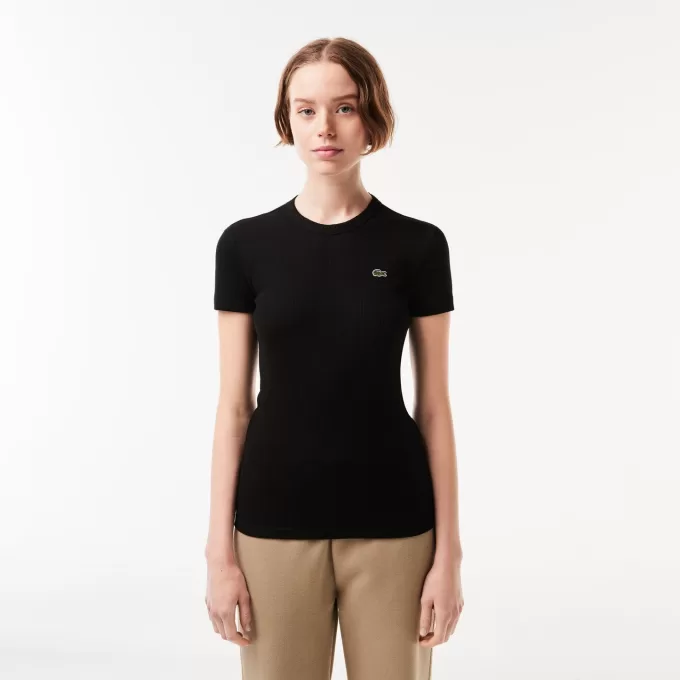 Slim Fit T-shirt i økologisk bomuld til kvinder