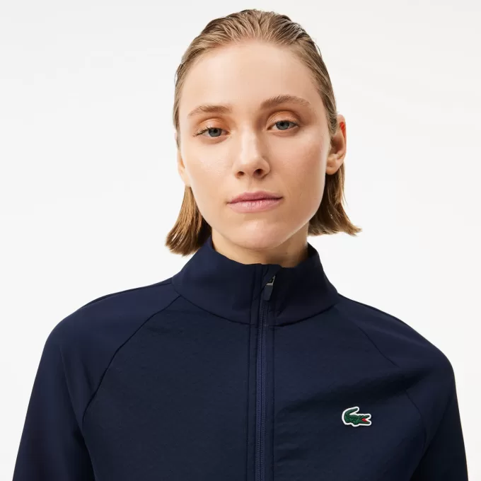 Slim Fit Zip-Up Golf Layering Jakke