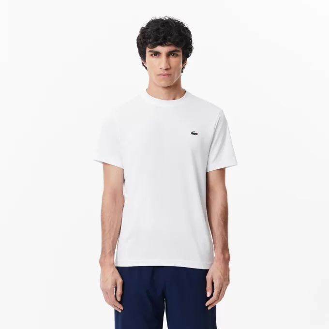 Slim Fit åndbar Piqué Sport T-shirt