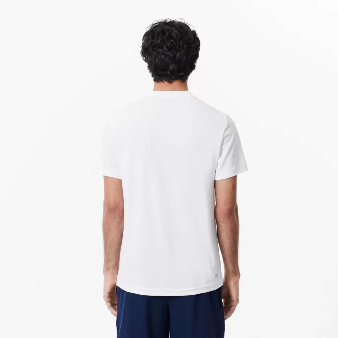 Slim Fit åndbar Piqué Sport T-shirt