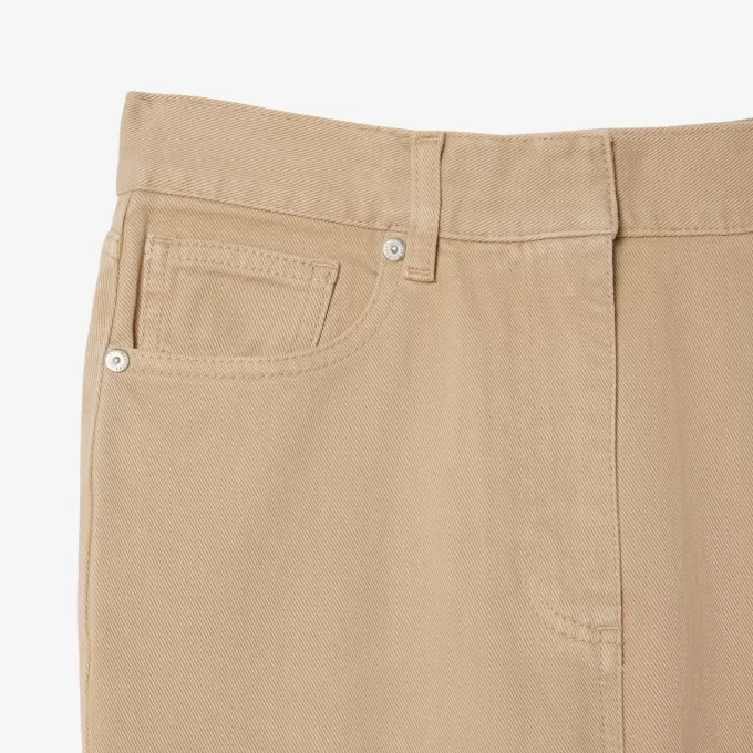 Slim Fit denimbukser med høj talje
