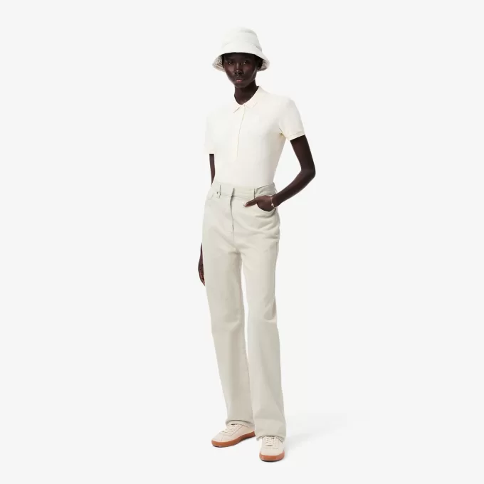 Slim Fit denimbukser med høj talje