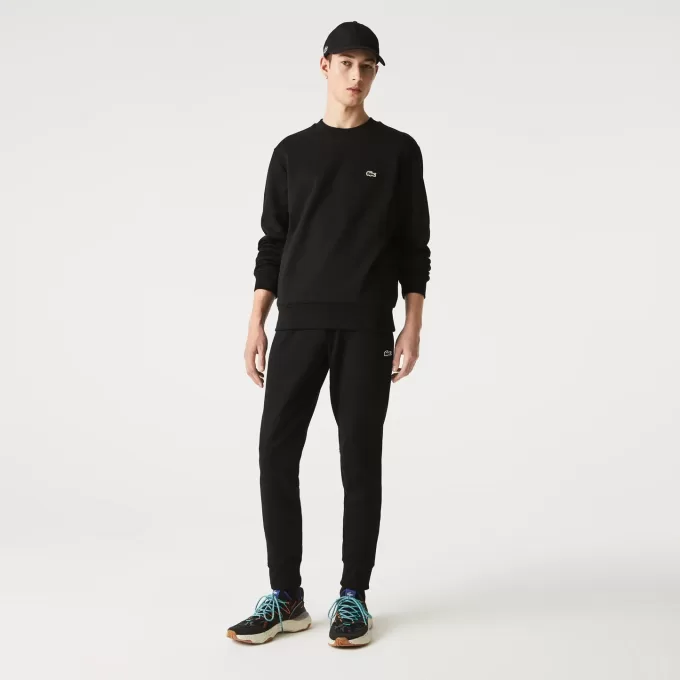Slim Fit fleecejogger i økologisk bomuld