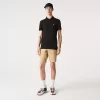 Slim fit Stretch Bomuld Piqué Grå Crocodile Polo Shirt