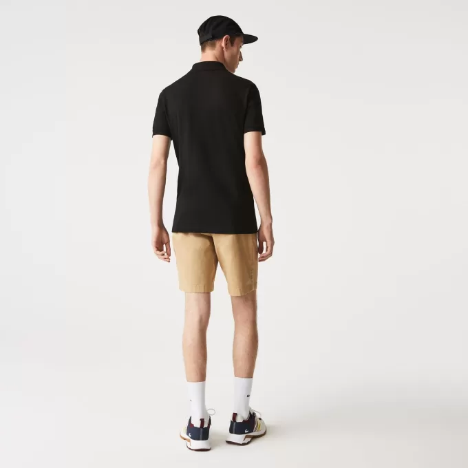 Slim fit Stretch Bomuld Piqué Grå Crocodile Polo Shirt
