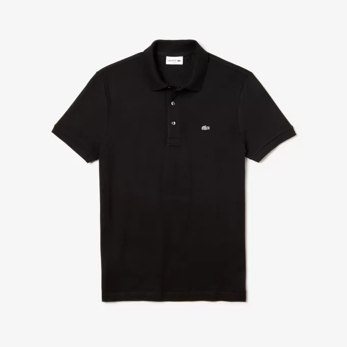 Slim fit Stretch Bomuld Piqué Grå Crocodile Polo Shirt