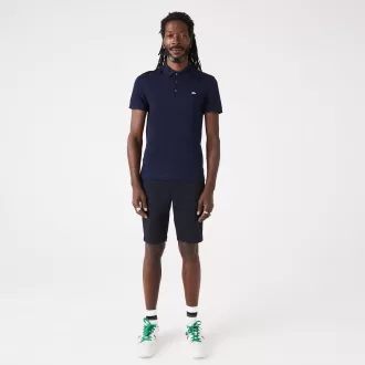 Slim fit Stretch Bomuld Piqué Grå Crocodile Polo Shirt