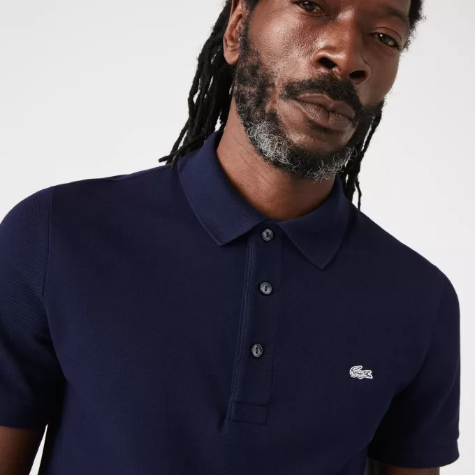 Slim fit Stretch Bomuld Piqué Grå Crocodile Polo Shirt