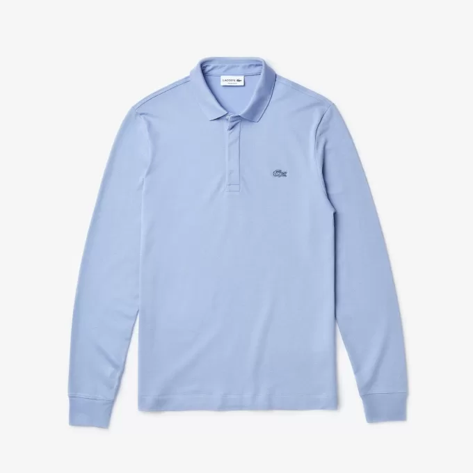 Smart Paris langærmet stretch bomulds poloshirt