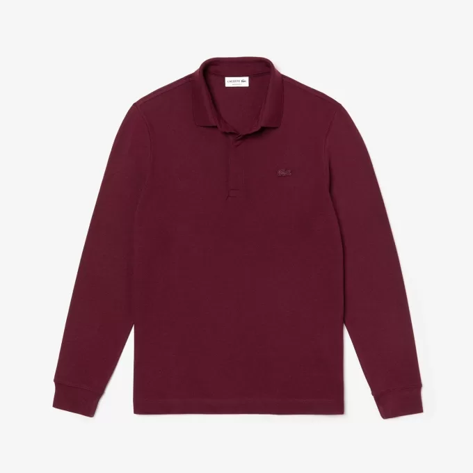 Smart Paris langærmet stretch bomulds poloshirt
