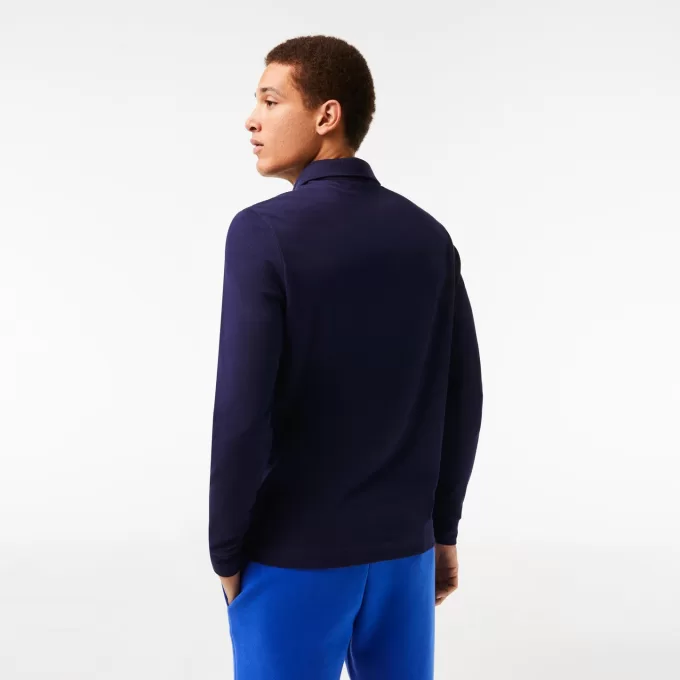 Smart Paris langærmet stretch bomulds poloshirt