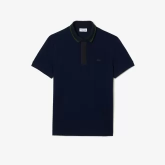 Smart Paris poloshirt med regulær pasform i kontrasthals