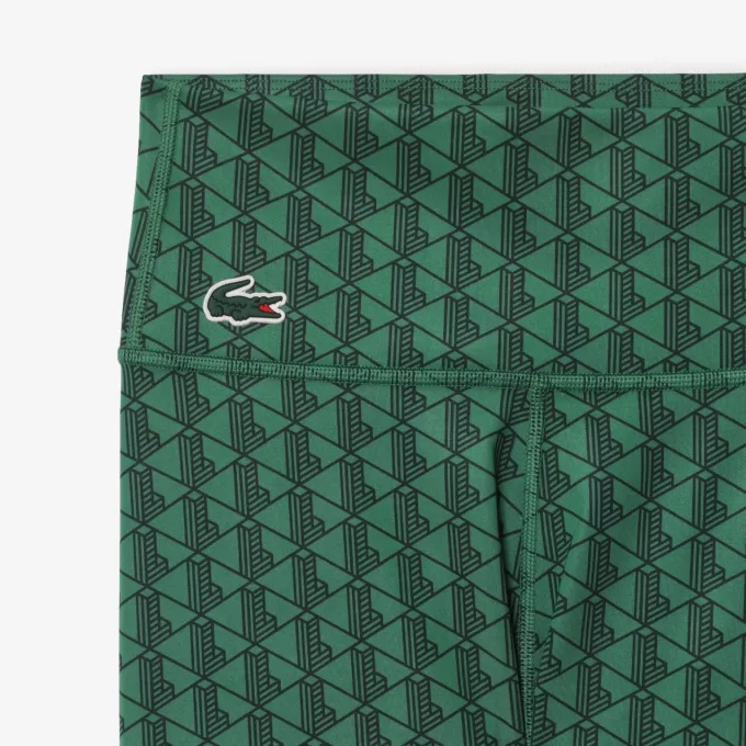 Sport-leggings med monogramtryk