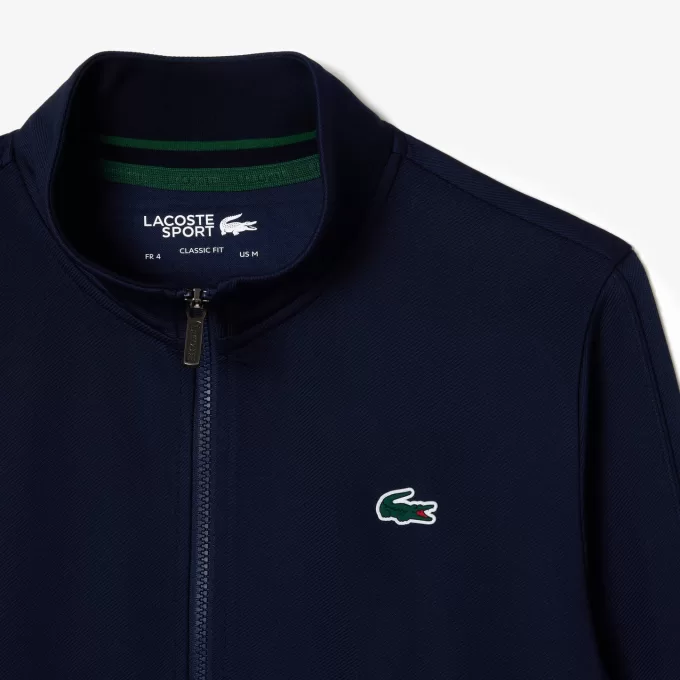 Sport sweatshirt med lynlås i genbrugsfiber