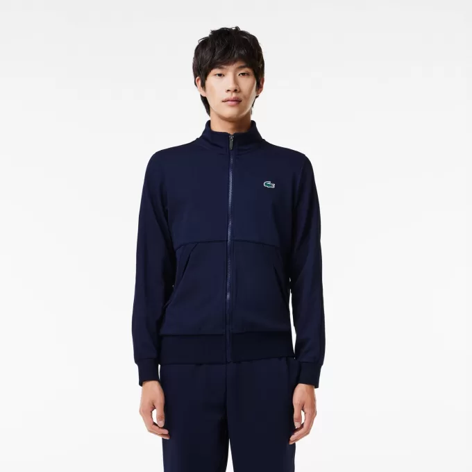 Sport sweatshirt med lynlås i genbrugsfiber
