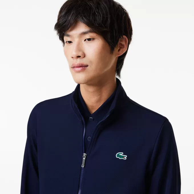 Sport sweatshirt med lynlås i genbrugsfiber