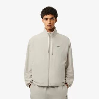 Sportsuitjakke med aftagelig hætte