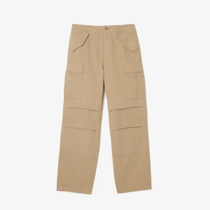 Straight Fit bomuld Cargo Bukser