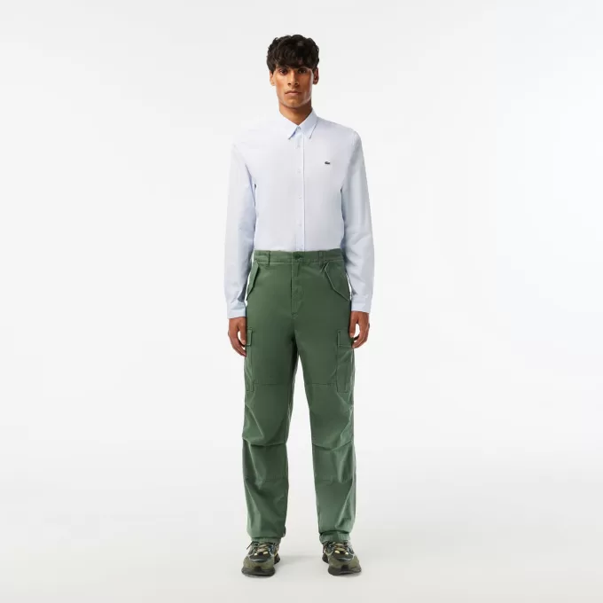 Straight Fit bomuld Cargo Bukser