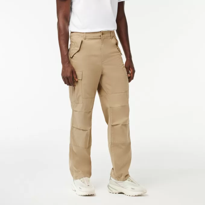 Straight Fit bomuld Cargo Bukser