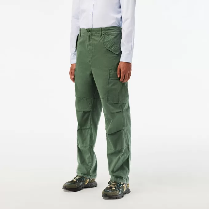 Straight Fit bomuld Cargo Bukser