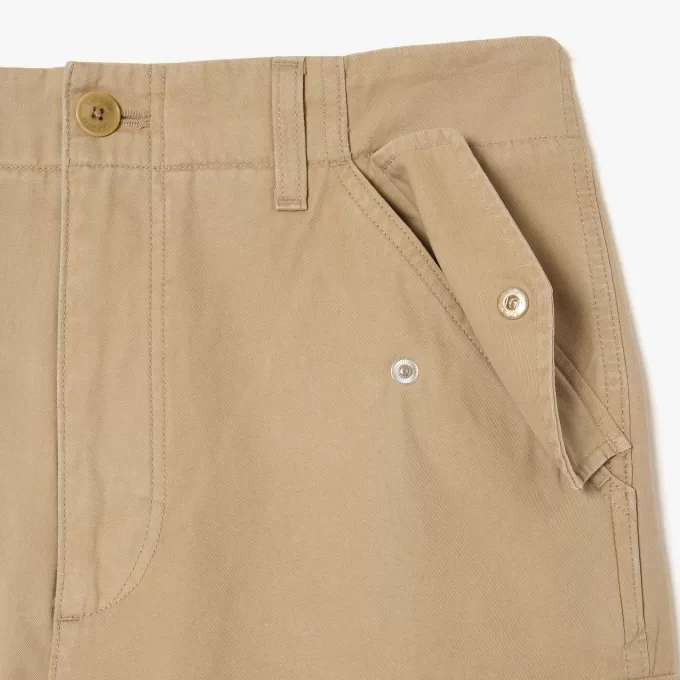 Straight Fit bomuld Cargo Bukser