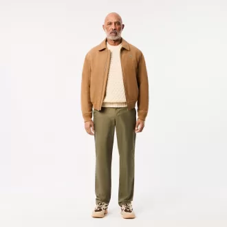 Straight Fit bomuldstwillbukser
