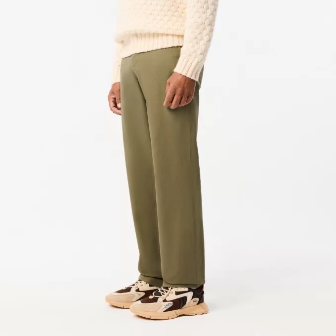 Straight Fit bomuldstwillbukser