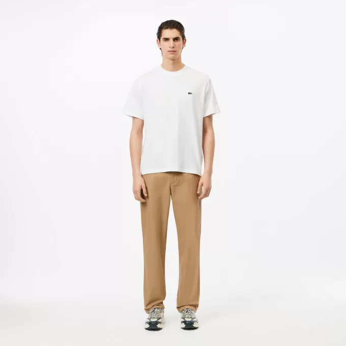 Straight Fit bomuldstwillbukser