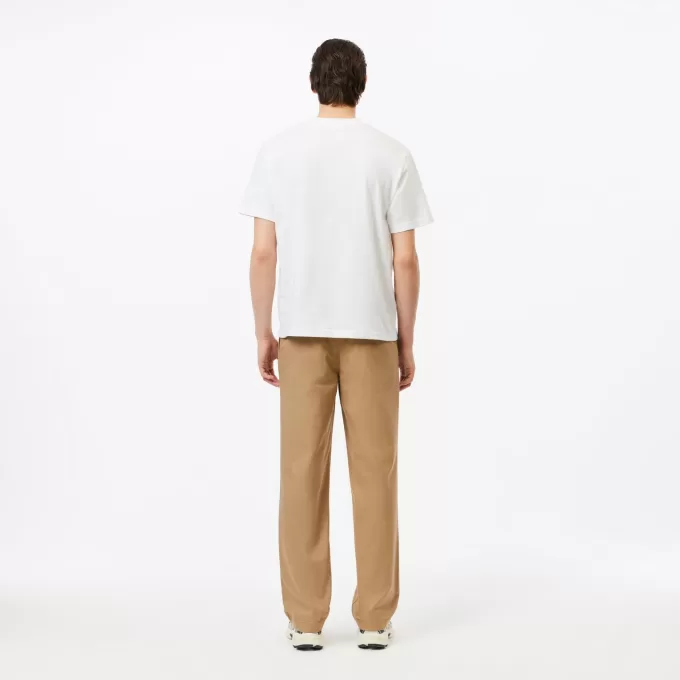 Straight Fit bomuldstwillbukser