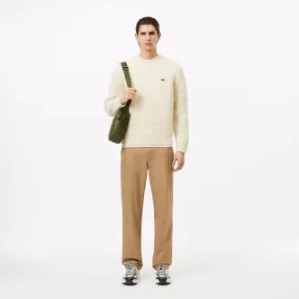 Straight Fit bomuldstwillbukser