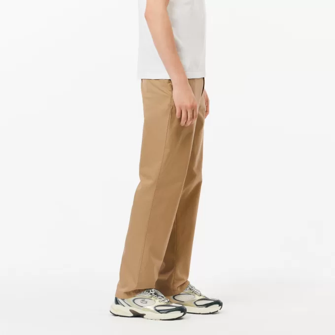Straight Fit bomuldstwillbukser