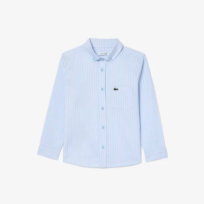 Stribet Oxford skjorte