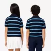 Stribet piqué poloshirt