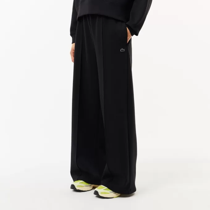 Sweatpants i bomuld med tryk