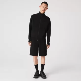 Sweatshirt med lynlås med høj hals