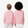 Sweatshirt med rund hals med tryk