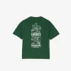 T-shirt af mærket bomuldsjersey