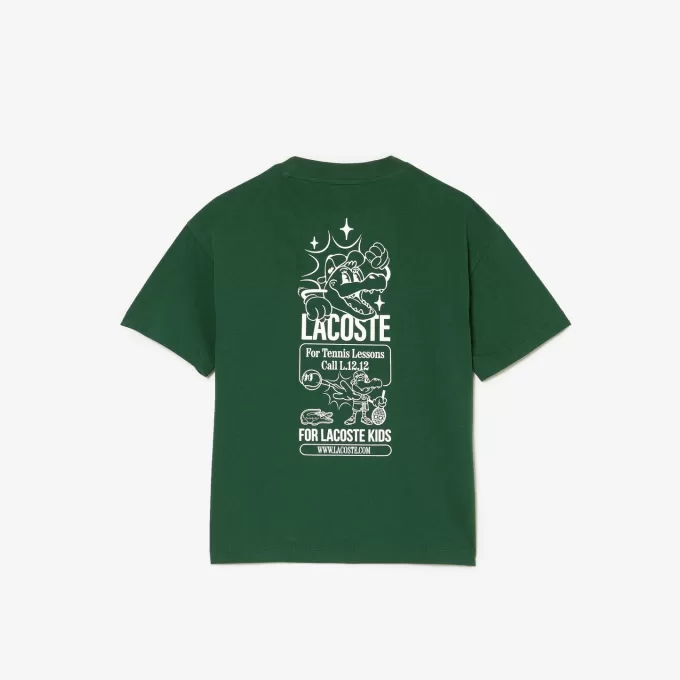 T-shirt af mærket bomuldsjersey