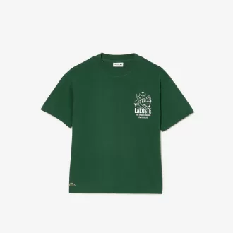 T-shirt af mærket bomuldsjersey