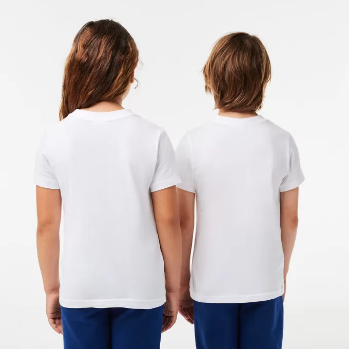 T-shirt i almindelig bomuldsjersey