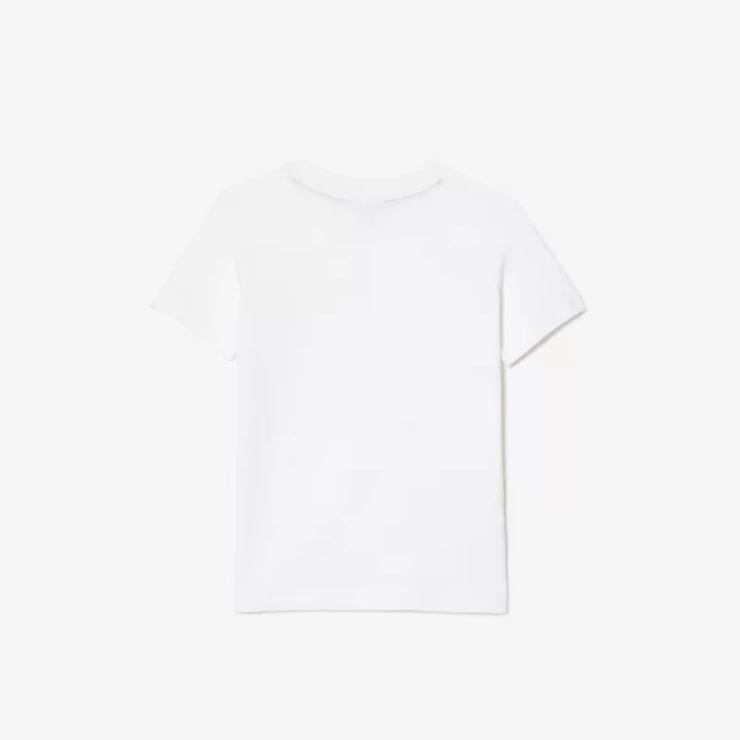 T-shirt i almindelig bomuldsjersey