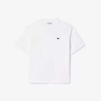 T-shirt i blød bomuld med afslappet pasform