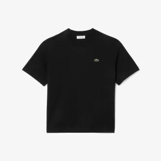 T-shirt i blød bomuld med afslappet pasform