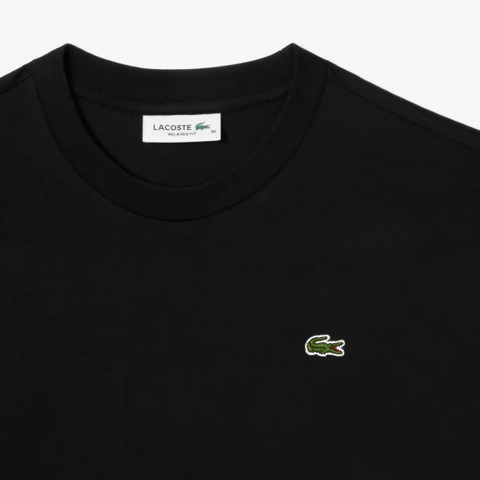T-shirt i blød bomuld med afslappet pasform